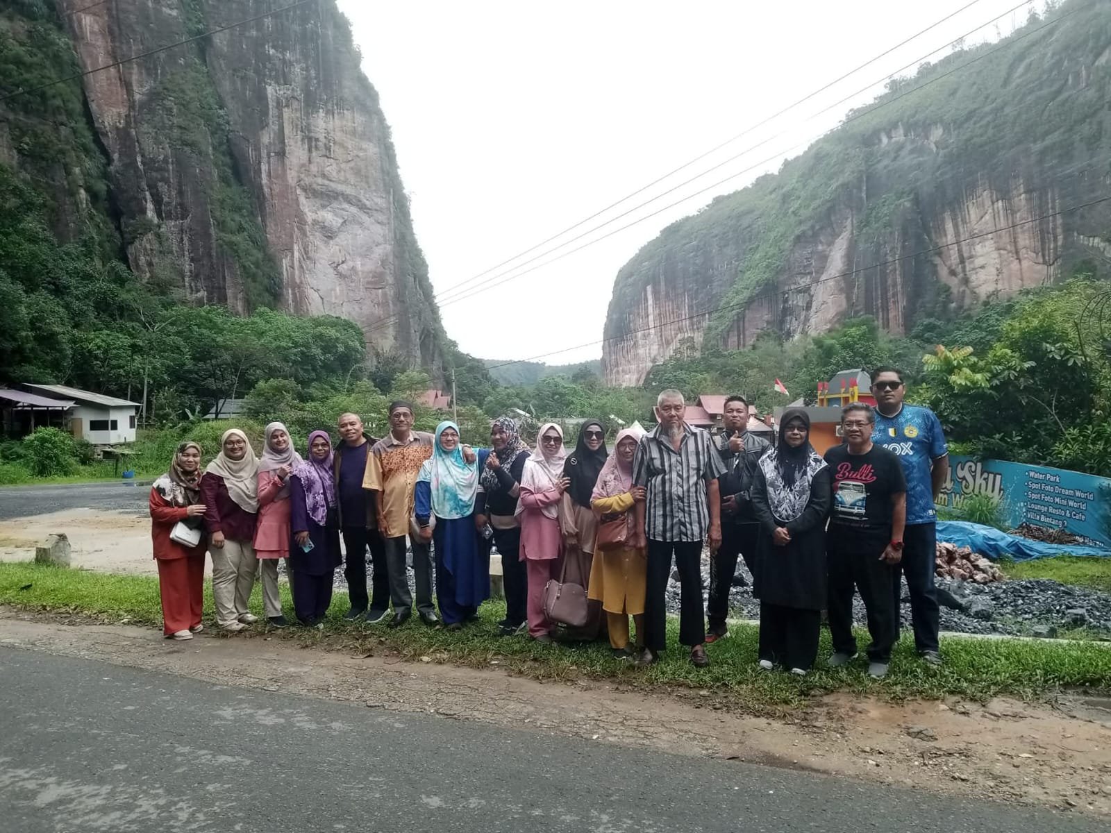 Group Visit to Lembah Harau West Sumatra