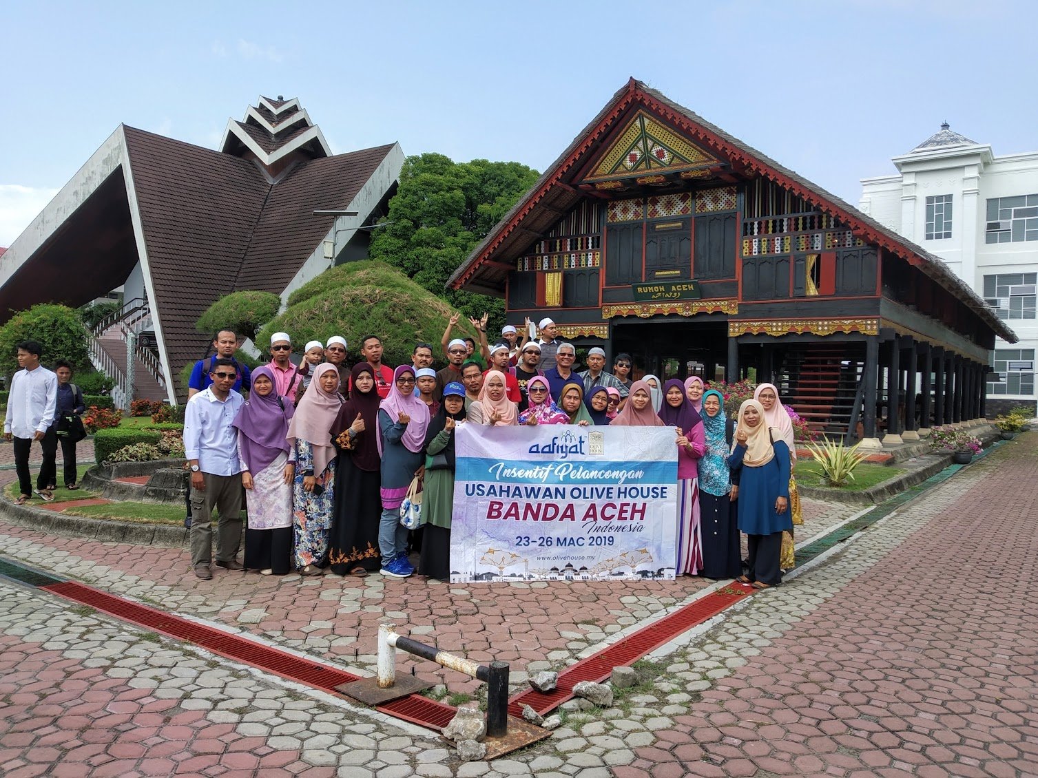 Group Photo at Baiturrahman Grand Mosque